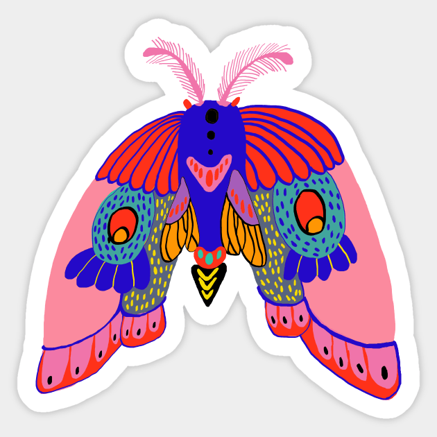 Butterfly (blue) Sticker by ezrawsmith